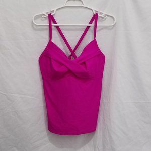 Twist Front, Cross Strap Back Tankini